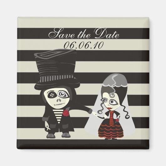 奇妙な日付の保存 マグネット (正面)