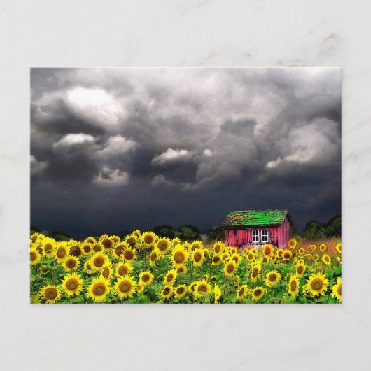 奇妙な日、はがき ポストカード (正面)