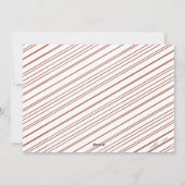 奇妙な時代に新しいペットの写真アナウンス |オレンジ シーズンカード (裏面)