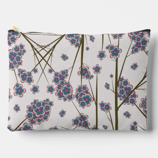 奇妙な枝の大きな袋 アクセサリーポーチ (正面)
