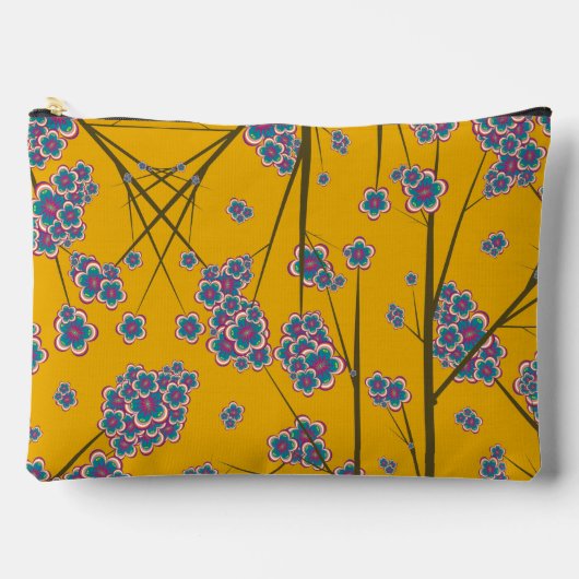 奇妙な枝の大きな袋 アクセサリーポーチ (正面)