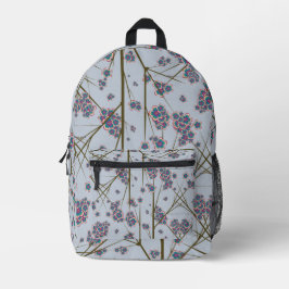 奇妙な枝スカイオールオーバープリントバックパック プリントバックパック