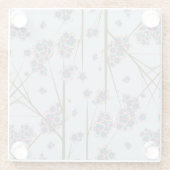 奇妙な枝スカイガラスコースター ガラスコースター (裏面)