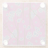 奇妙な枝ボイセンベリーガラスのコースター ガラスコースター (裏面)