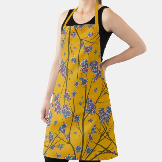 奇妙な枝マスタードラージエプロン エプロン (インサイチュ)