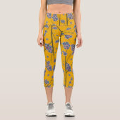 奇妙な枝高く腰のカプリレギンス カプリレギンス (正面)