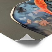 奇妙な死者のポートレート | AI Art ポスター (角)