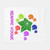 奇妙な流行 フリースブランケット (正面(横))