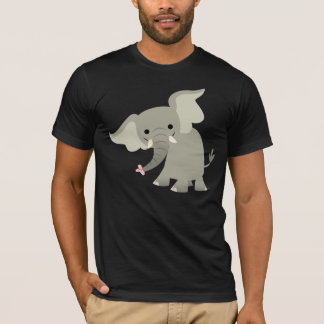 奇妙な漫画の象のTシャツ Tシャツ