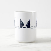奇妙な犬のコーヒーマグ コーヒーマグカップ (中央)