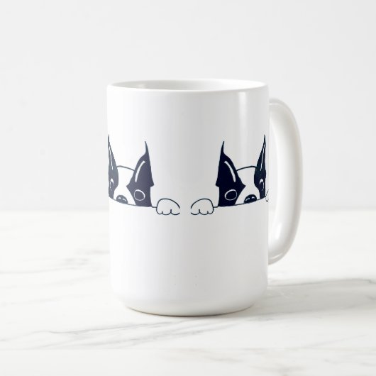 奇妙な犬のコーヒーマグ コーヒーマグカップ (正面右)