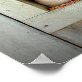 奇妙な猫ちゃんが喉を詰まる ポスター (角)