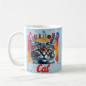 奇妙な猫 コーヒーマグカップ (左)