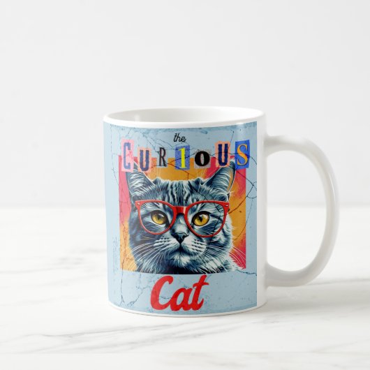 奇妙な猫 コーヒーマグカップ (右)