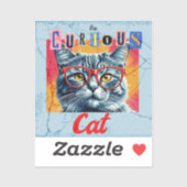 奇妙な猫 シール (シート)