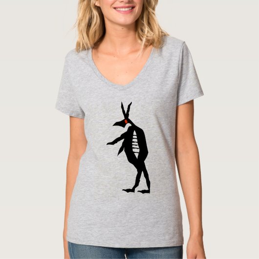 奇妙な生き物歩く Tシャツ (正面)