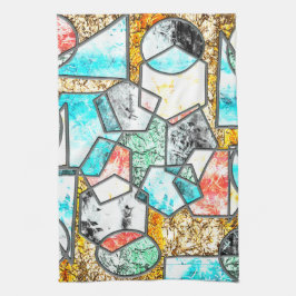 奇妙な白っぽい質感 キッチンタオル