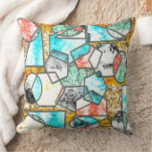 奇妙な白っぽい質感 クッション (ブランケット)