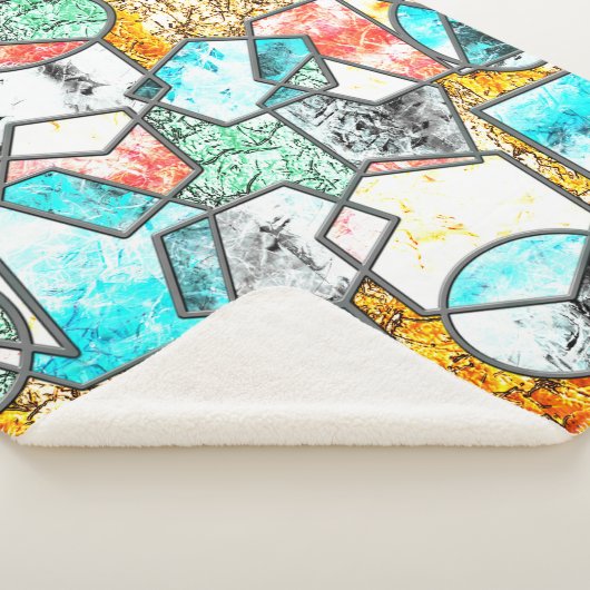 奇妙な白っぽい質感 シェルパブランケット (3/4)