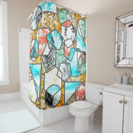 奇妙な白っぽい質感 シャワーカーテン