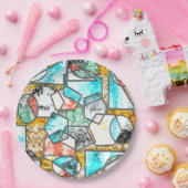 奇妙な白っぽい質感 ペーパープレート (パーティー)