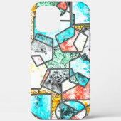 奇妙な白っぽい質感 Case-Mate iPhoneケース (裏面)