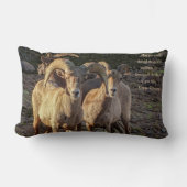 奇妙な砂漠のビッグホーン羊のラムとエウズ ランバークッション (正面)