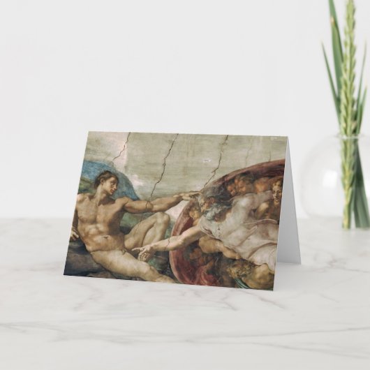 奇妙な神。クリス マス シーズンカード (正面)