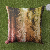 奇妙な老化した繊維質及び土または焦げ アウトドアクッション (芝生)