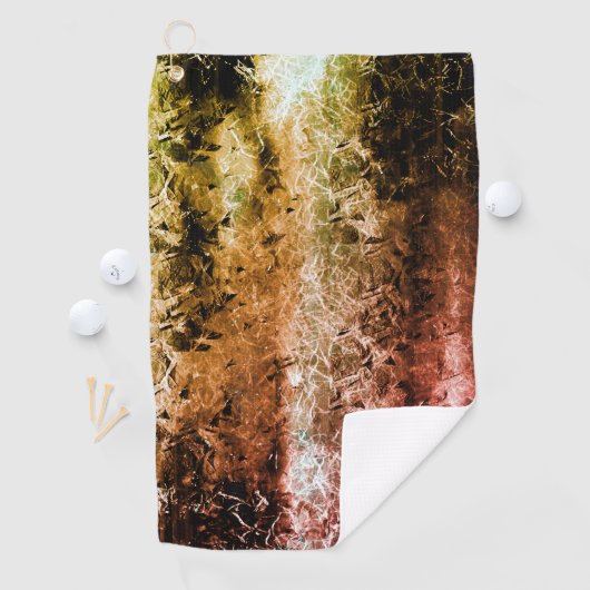 奇妙な老化した繊維質及び土または焦げ ゴルフタオル (インサイチュ)