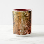 奇妙な老化した繊維質及び土または焦げ マグカップ (中央)