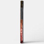 奇妙な老化した繊維質及び土または焦げ Case-Mate iPhoneケース (裏面 / 左)