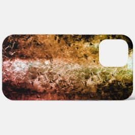 奇妙な老化した繊維質及び土または焦げ iPhone 12 PRO MAX ケース