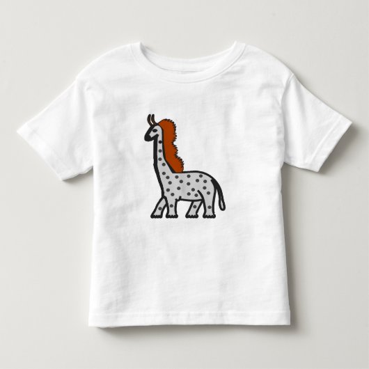 奇妙な背の高い大きな動物 トドラーTシャツ (正面)