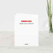 奇妙な花NOTECARD カード (裏面)