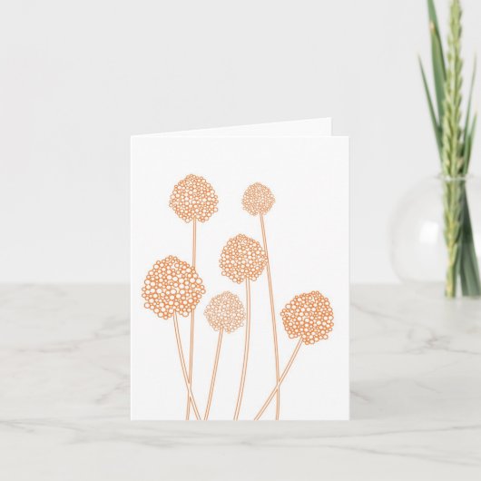 奇妙な花NOTECARD カード (正面)