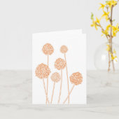 奇妙な花NOTECARD カード (黄色い花)