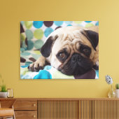 奇妙な若いペット キャンバスプリント (インサイチュ (リビング))