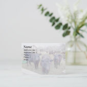 奇妙な若い黒アンガス 名刺 (スタンド正面)