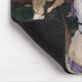 奇妙な顔(w/c及び紙のbodycolour) マウスパッド (コーナー)