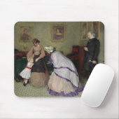 奇妙な顔(w/c及び紙のbodycolour) マウスパッド (マウス)