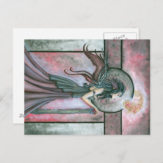 奇妙な魔法妖精はがき ポストカード (正面/裏面)