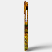 奇妙な黄色がかった万華鏡のように千変万化するパターンの抽象芸術画像 Case-Mate iPhoneケース (裏面 / 左)