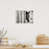 奇妙な黒い馬 ポスター (キッチン)