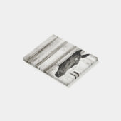 奇妙な黒い馬 ポストイット (アングル)