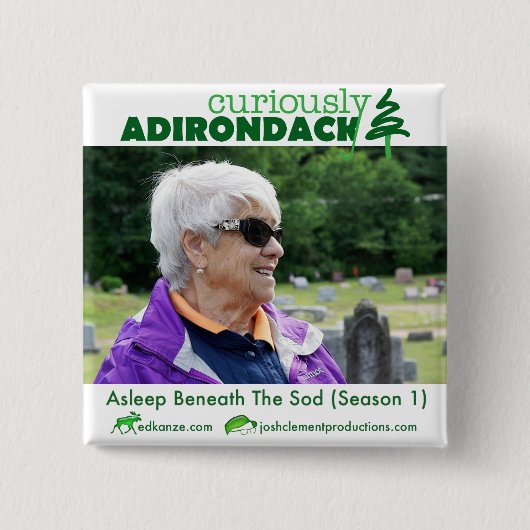 奇妙なAdirondackボタン(Natalie Leduc) 缶バッジ (正面)
