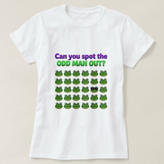 奇妙なTシャツを見つけてね 面白いTシャツ Tシャツ (デザイン正面)