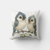 奇妙はっきりしたな房付きタイマウス クッション (正面)