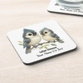 奇妙はっきりしたな房付きタイマウス コースター (左側)