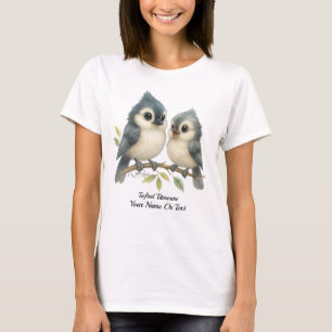 奇妙はっきりしたな房付きタイマウス Tシャツ
